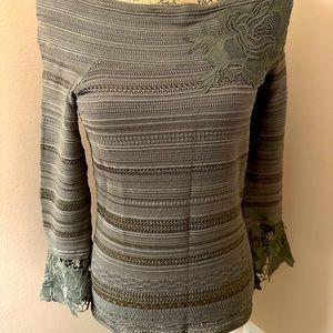 Knit, lace tunic